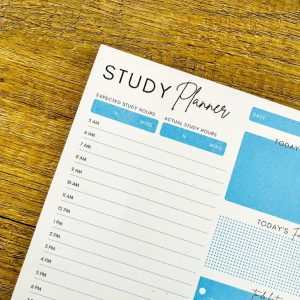 Ocean Depth - Study Planner - A5