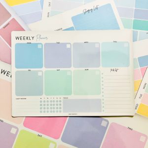 A4 Magnetic Weekly Planner - Floating Seaside