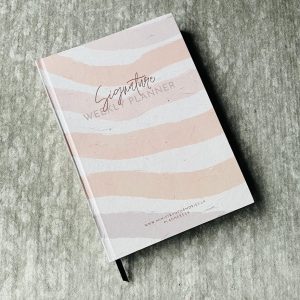 Full Year Undated - Signature Weekly Planner - Sandy Shores