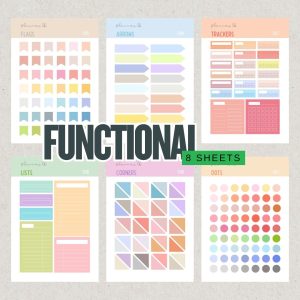 Functional Sticker Pack [8 sheets]