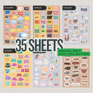Annual Edit - 35 Sheets Pack - 2026 Collection