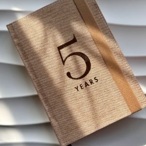 5 Years – 5 Year Journal - Linen Luxe - Cinnamon Clay