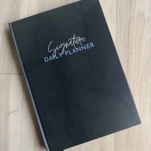 Half Year Undated - Signature Daily Planner - Carbon Slate